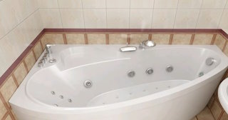 Установка угловой ванны в Усолье-Сибирском - профессиональный монтаж от СантехДомСль от 3109 рублей